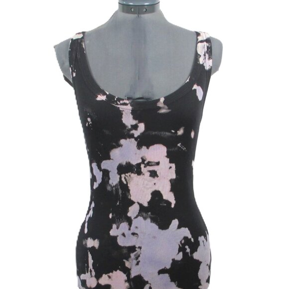 COTTON CITIZEN "VERONA" TIE DYE RIBBED TANK DRESS - Picture 2 of 15